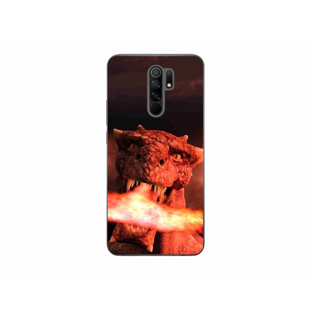 Gél borítás mmCase a Xiaomi Redmi 9-hez - sárkány