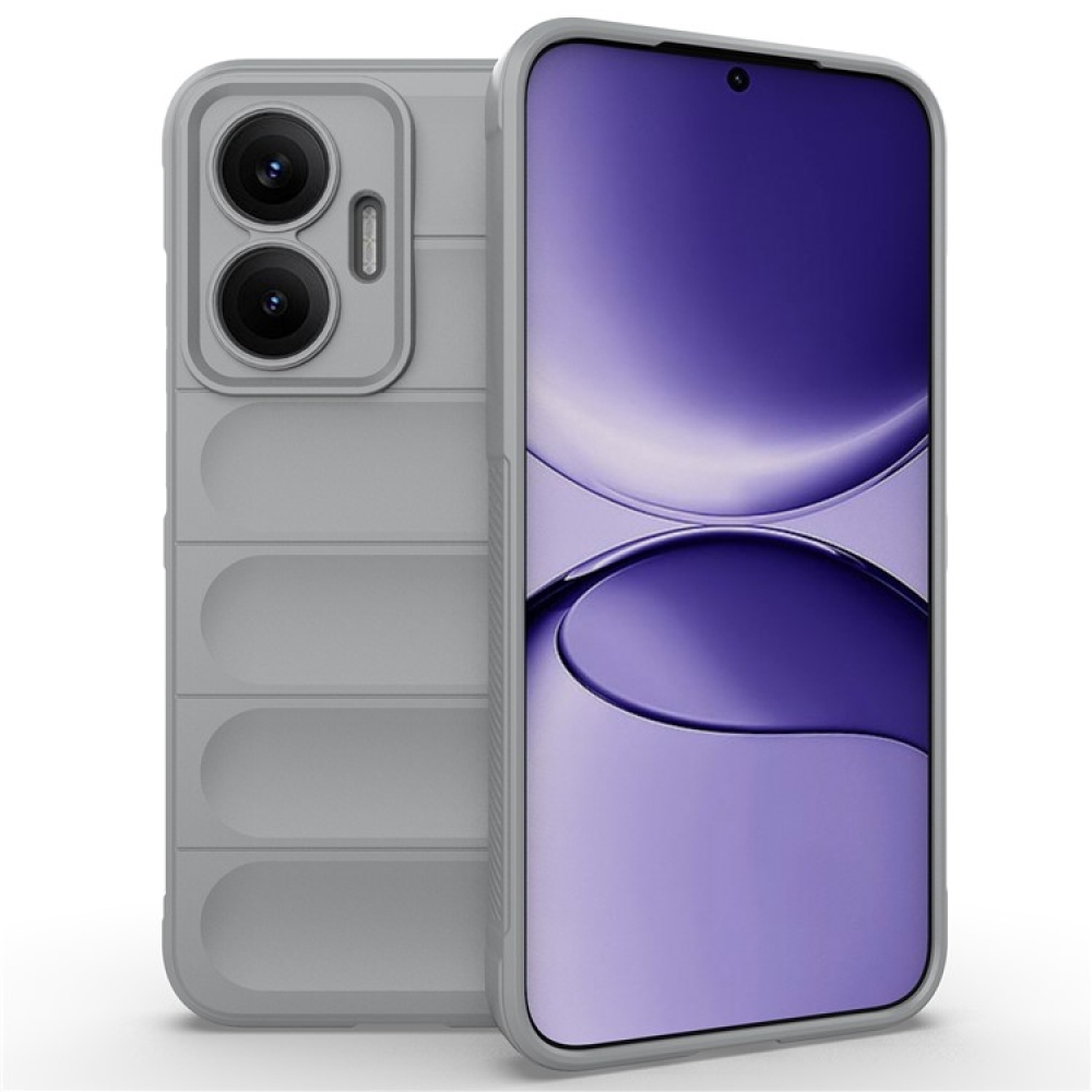 Rugg tartós zselés tok Xiaomi Poco F7 5G - világosszürke