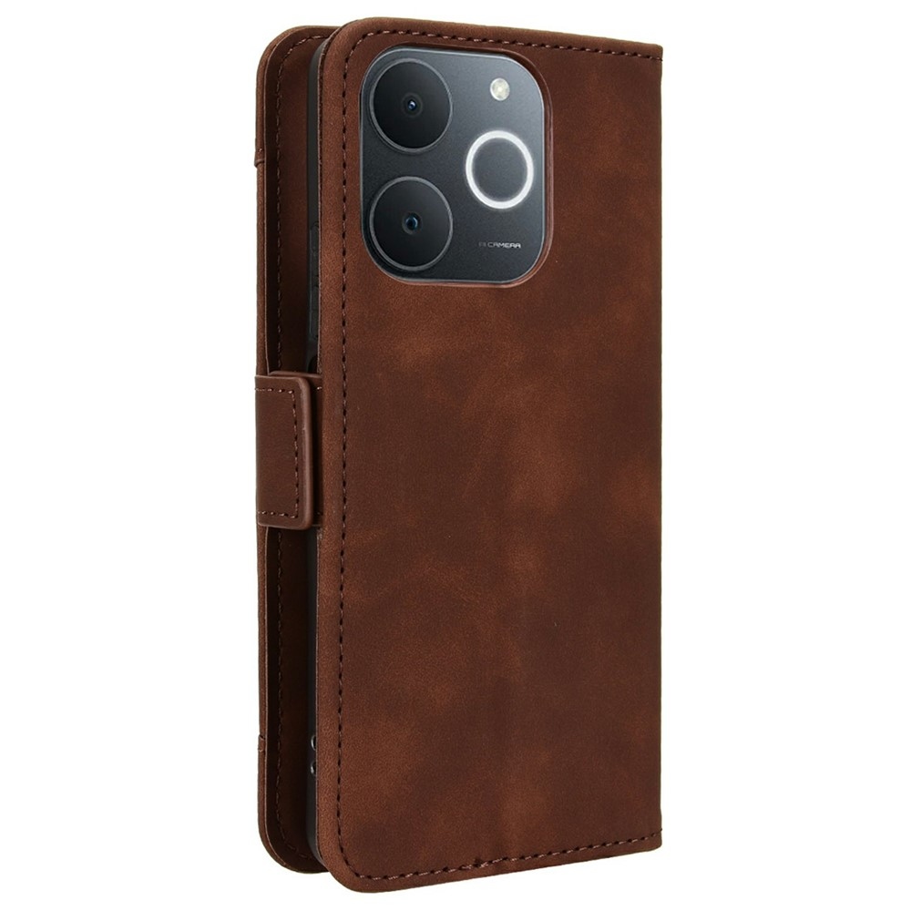 Kártyák könyvtáska a Realme Note 70T-hez - barna