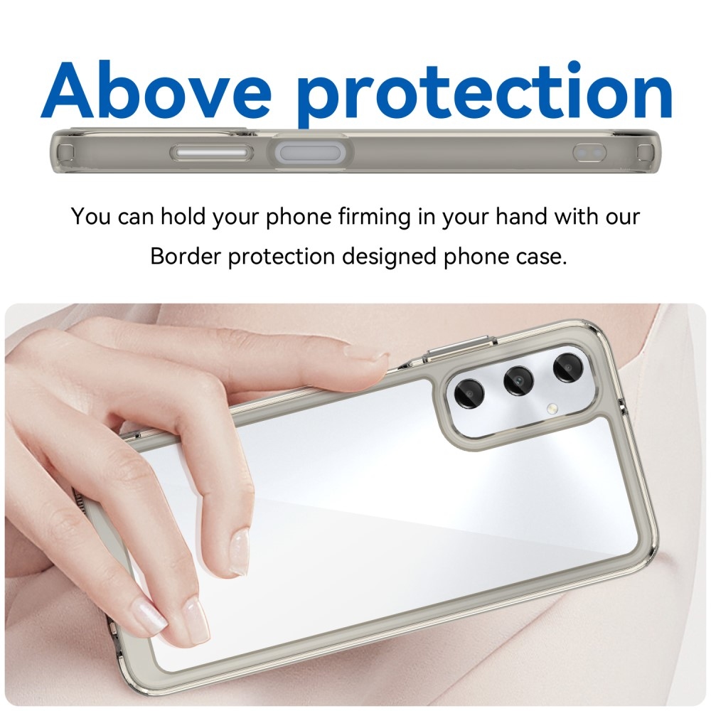 Gél tok kemény hátlappal Samsung Galaxy A05s készülékhez - szürke