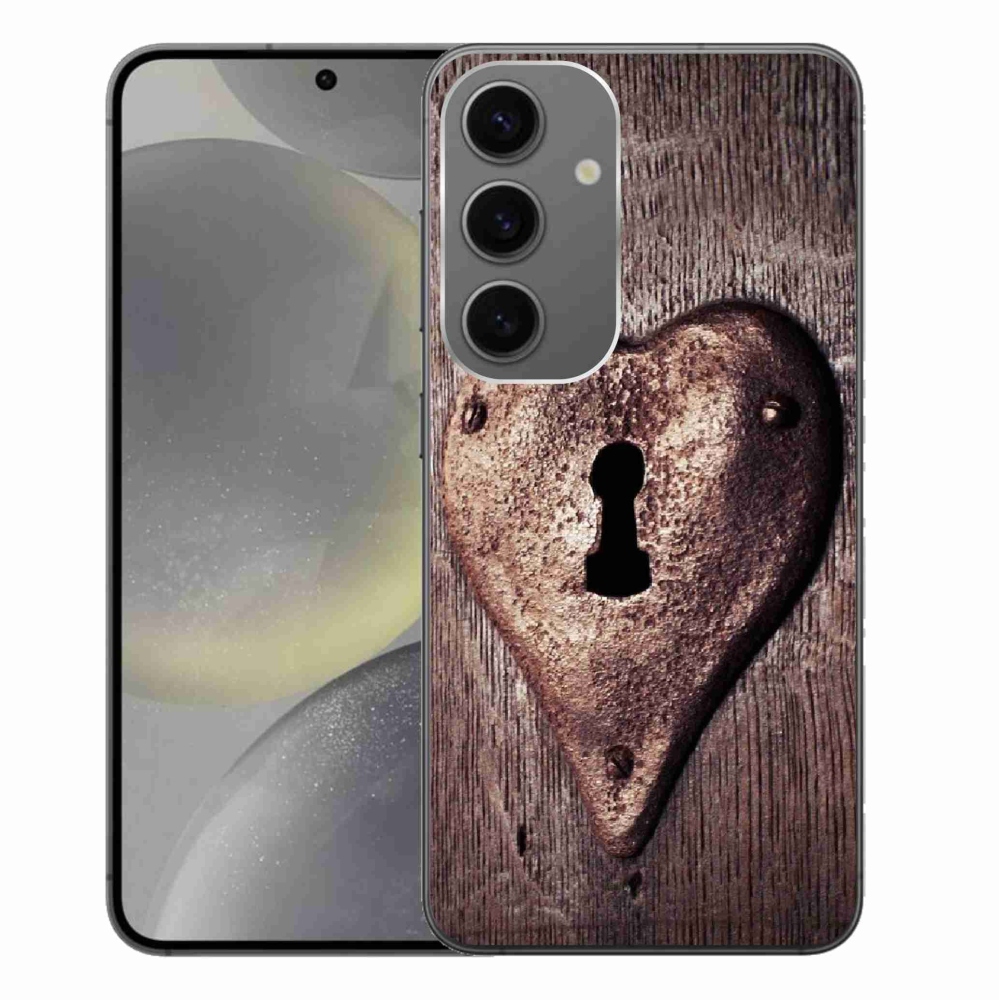 Zselés borítás mmCase Samsung Galaxy S24+ készülékhez - szív alakú zár