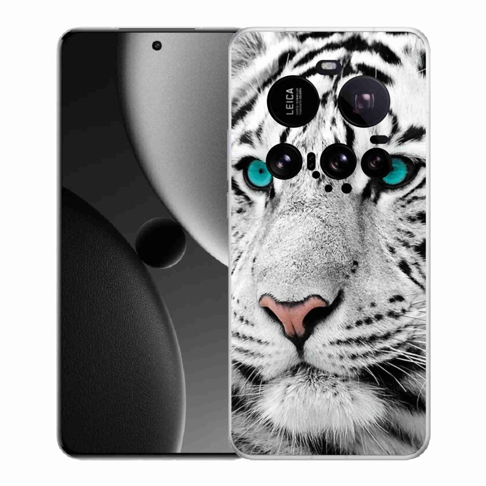 Gél borítás mmCase a Xiaomi 15 Ultra számára - fehér tigris