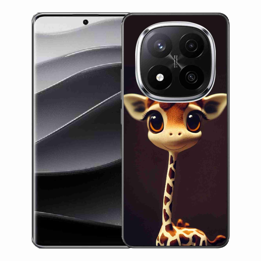 Gél borító mmCase a Xiaomi Redmi Note 14 Pro+ 5G - kis zsiráfhoz