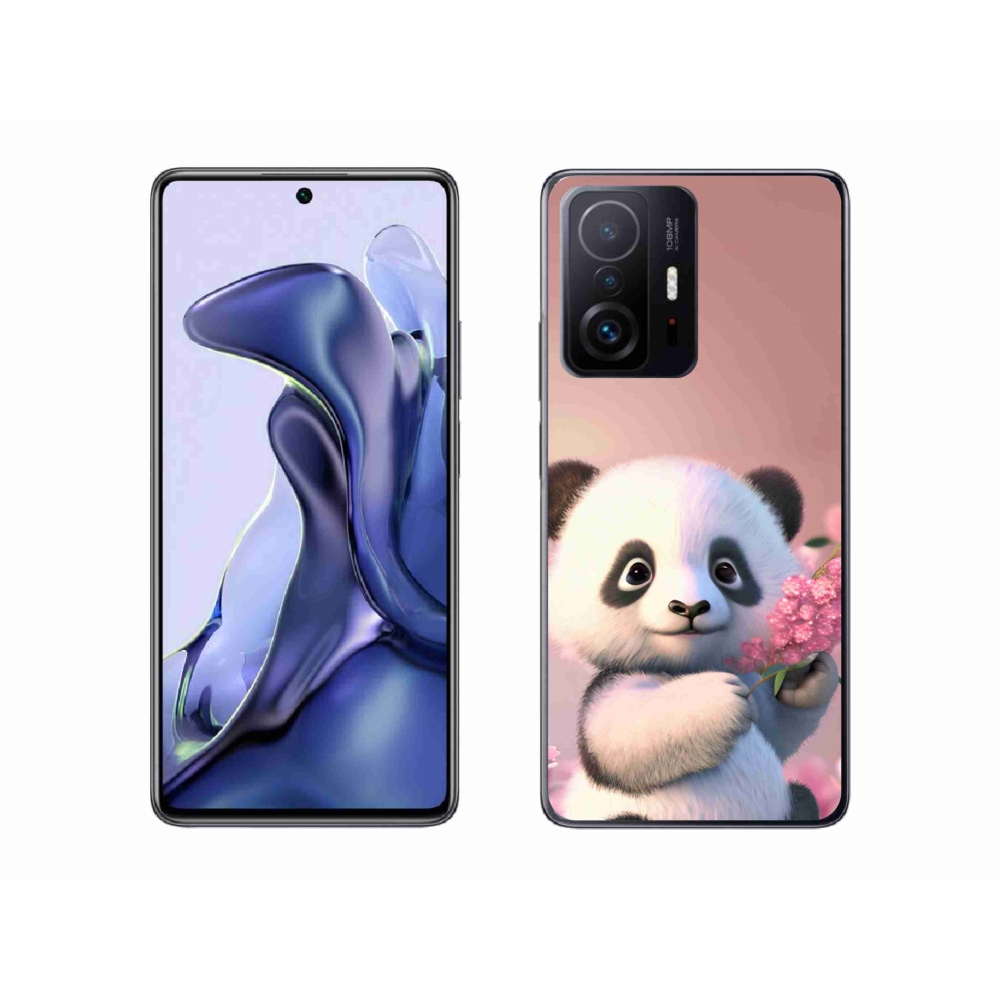 Gél borítás mmCase a Xiaomi 11T Pro számára - aranyos panda