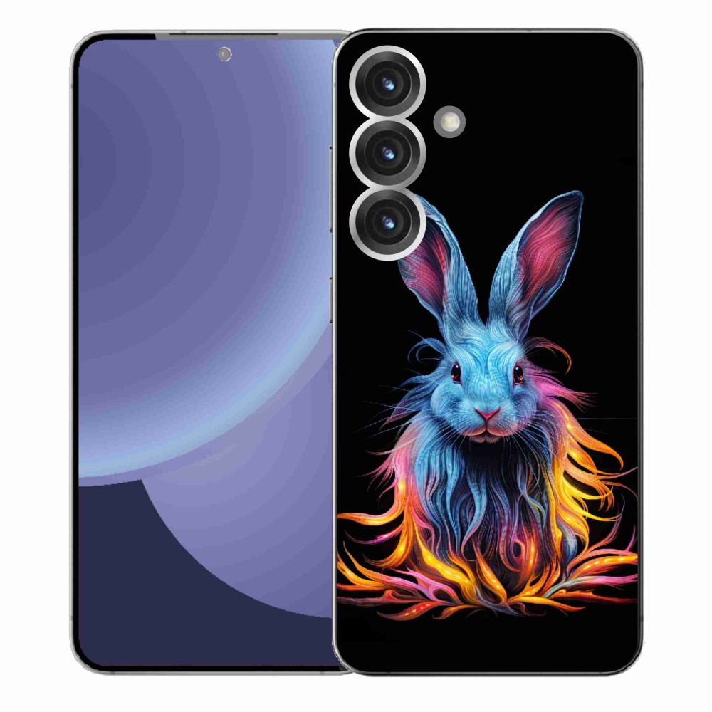 Gél borítás mmCase Samsung Galaxy S25+ készülékhez - absztrakt nyúl