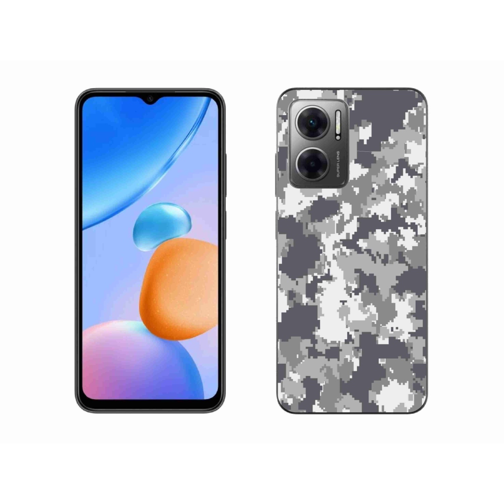 Gél borítás mmCase a Xiaomi Redmi 10 5G-hez - álcázó minta 2