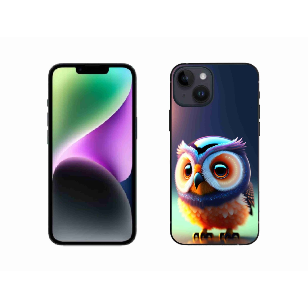 Zselés borítás mmCase iPhone 14 készülékhez - bagoly