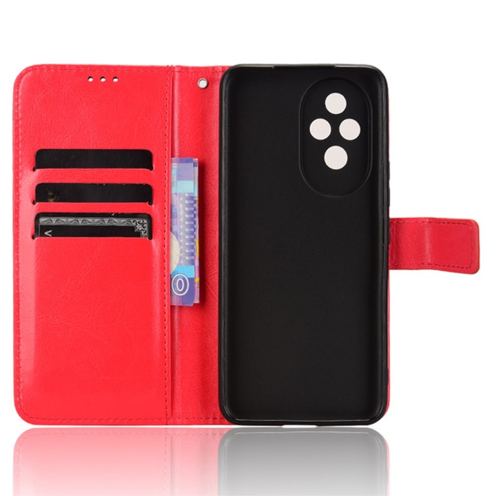 Őrült könyvtáska a Honor 200 5G-hez - piros