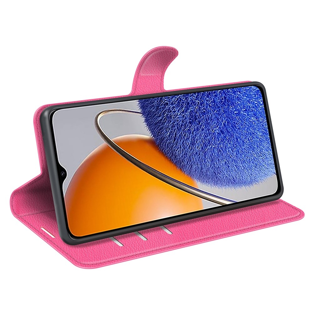 Litchi könyv tok a Huawei Nova Y61-hez - rózsaszínű