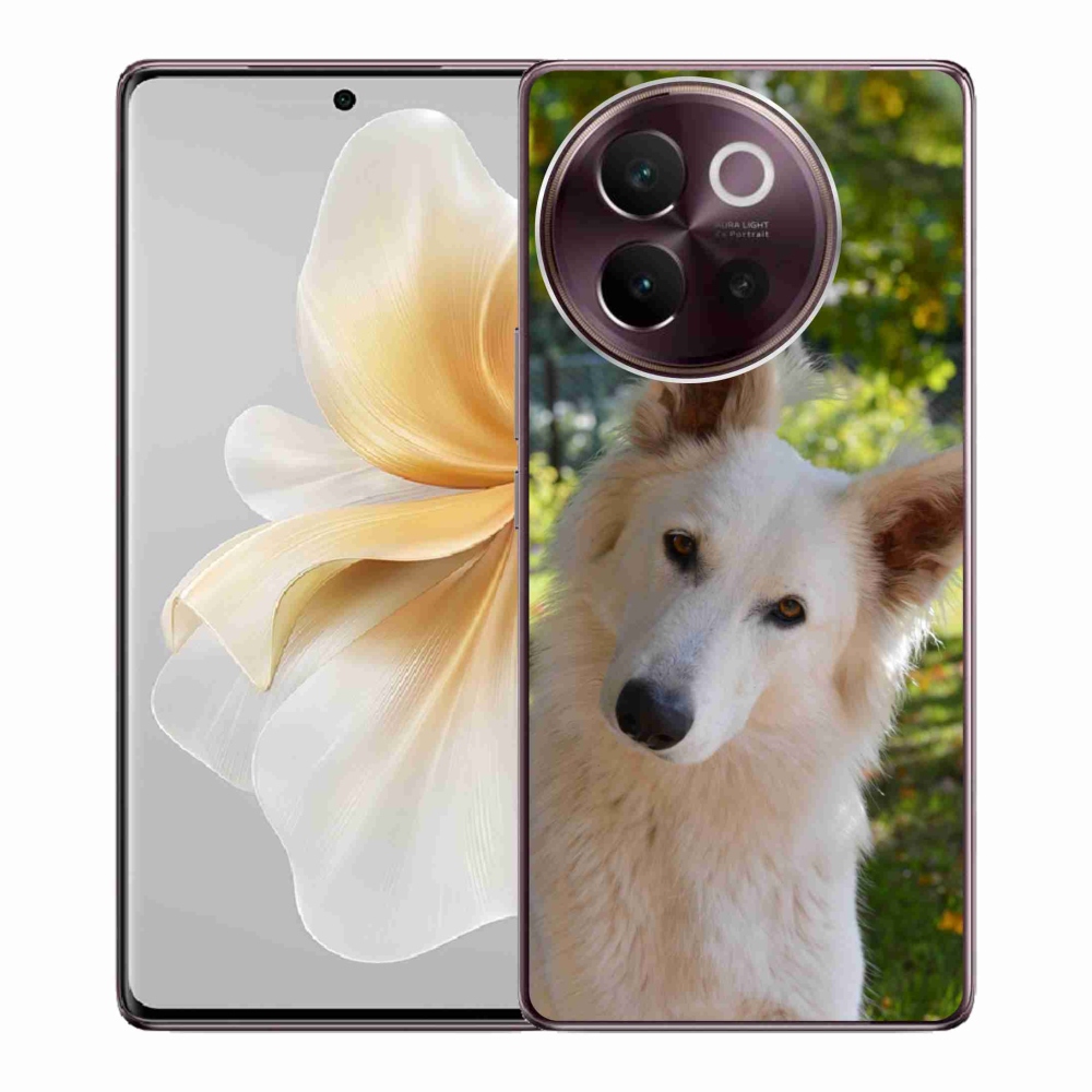 Gél borítás mmCase a Vivo V40 Lite 5G-hez - fehér svájci pásztor 1