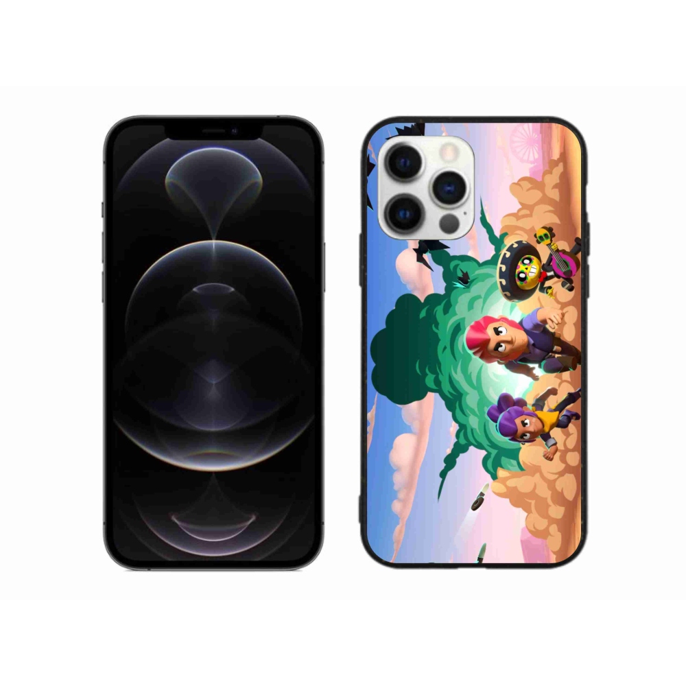 Zselés borítás mmCase iPhone 12 Pro Max készülékhez - verekedős csillagok