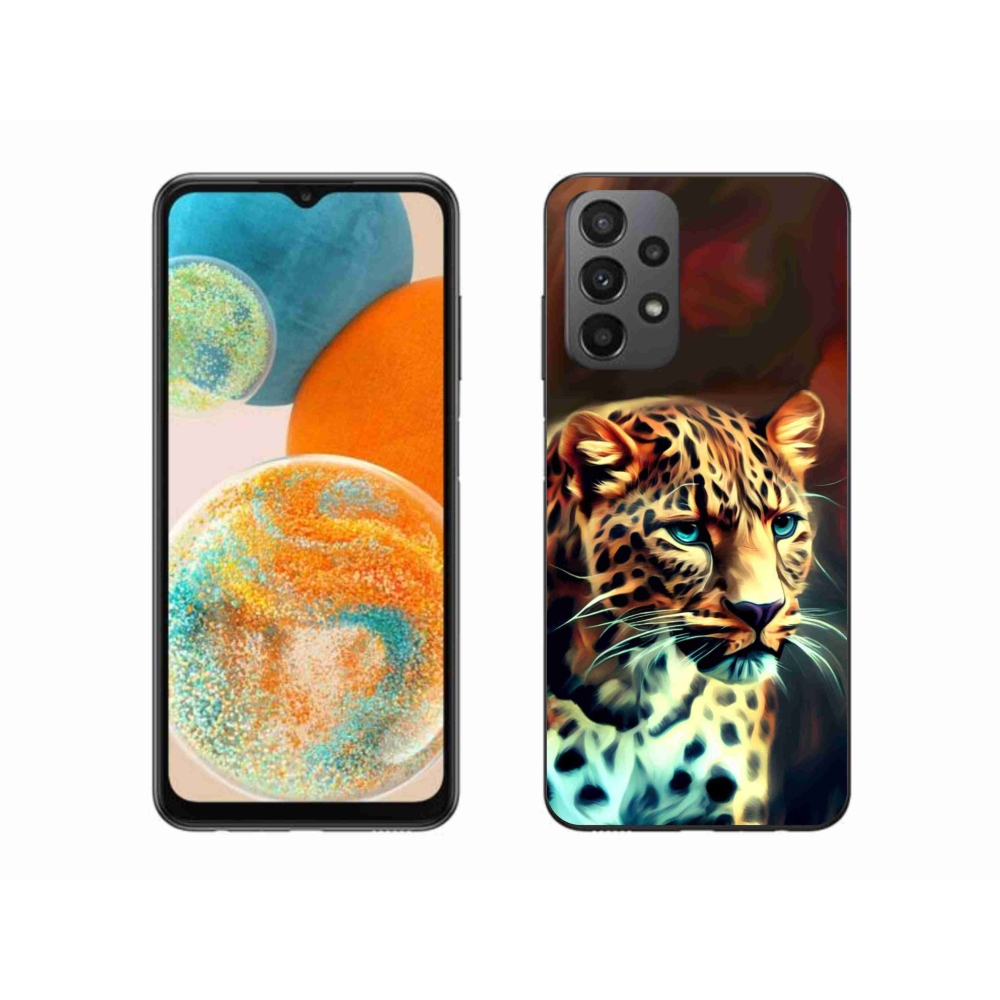 Zselés borítás mmCase Samsung Galaxy A23 4G/5G készülékhez - leopárd