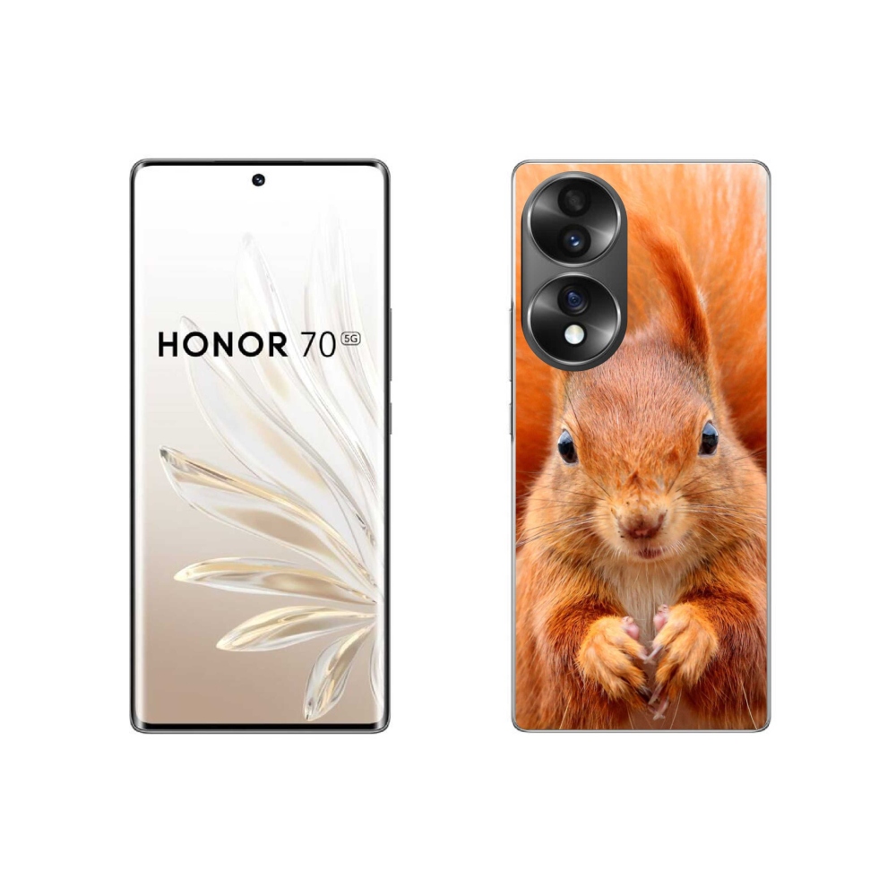 Zselés borítás mmCase Honor 70 - mókushoz