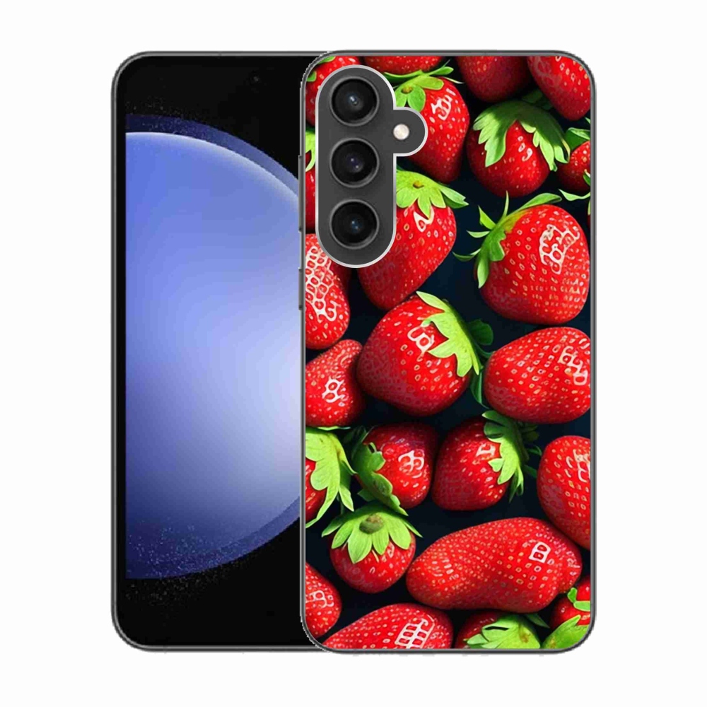 Gél védőhuzat mmCase Samsung Galaxy S23 FE készülékhez - eper