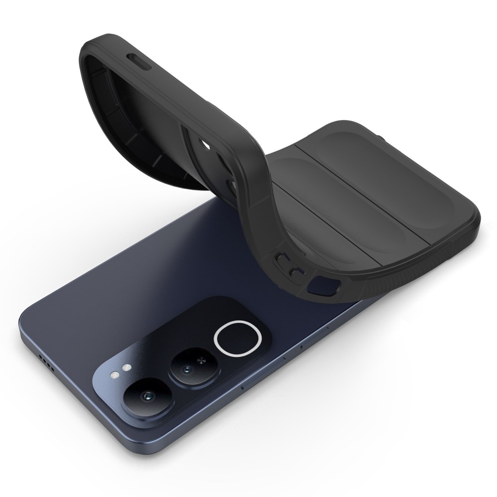 Rugg tartós zselés tok a Vivo Y19s készülékhez - fekete