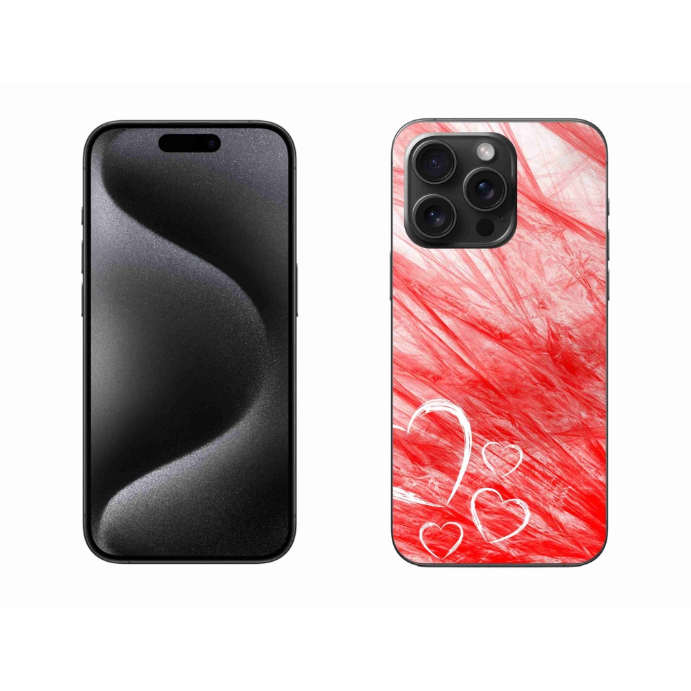 Gél védőburkolat mmCase iPhone 15 Pro Max készülékhez - szív