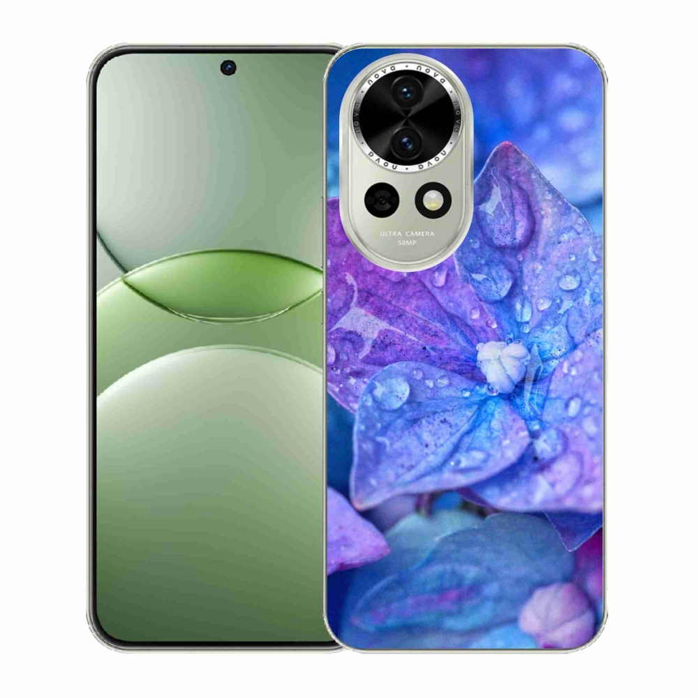 Gél borító mmCase a Huawei Nova 13 5G készülékhez - lila virág