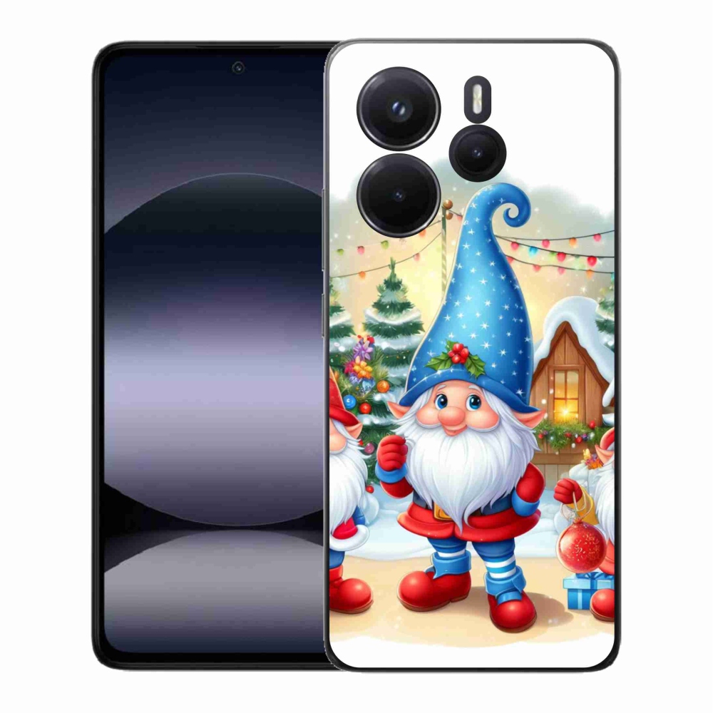 Gél borítás mmCase a Xiaomi Redmi Note 14-hez - Karácsonyi manók