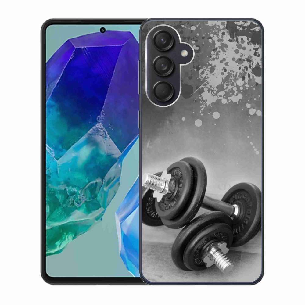 Zselés borítás mmCase Samsung Galaxy M55 5G - súlyzók 1