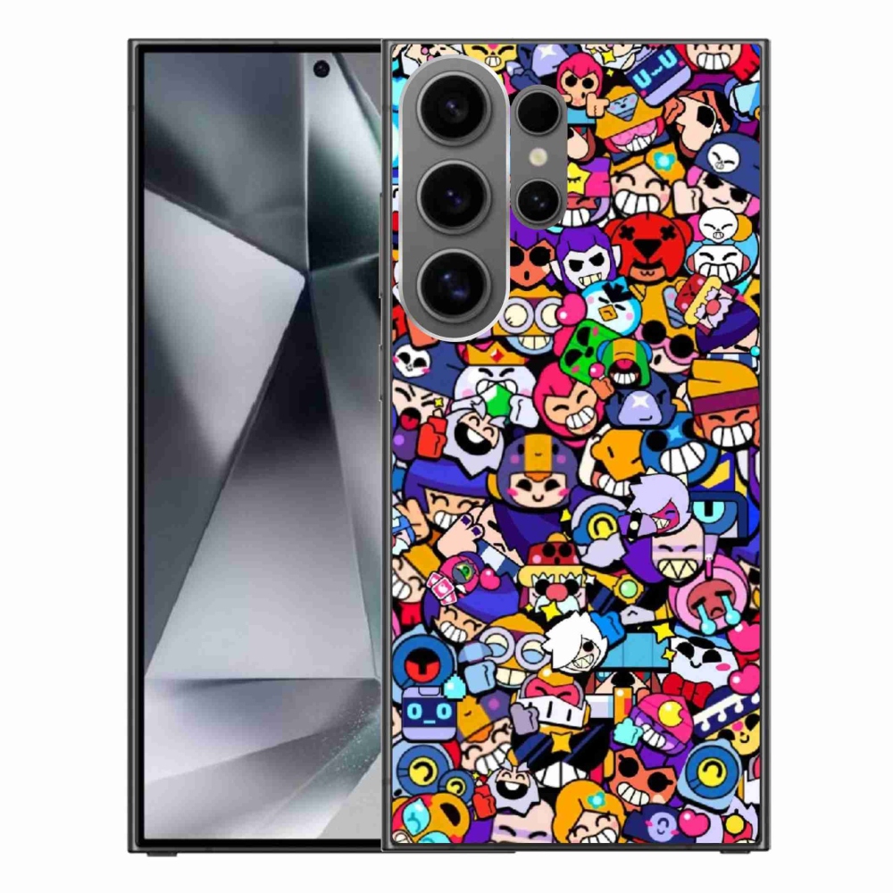 Gél borítás mmCase Samsung Galaxy S24 Ultra - verekedős csillagok 2