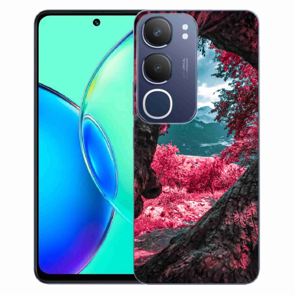 Gélburkolat mmCase a Vivo Y19s készüléken - hegyi kilátás