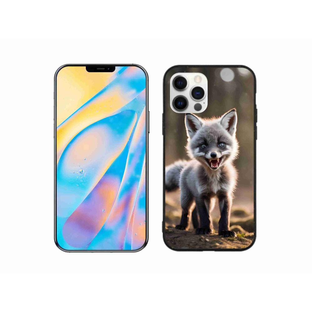 Zselés borítás mmCase iPhone 12 készülékhez - angry fox