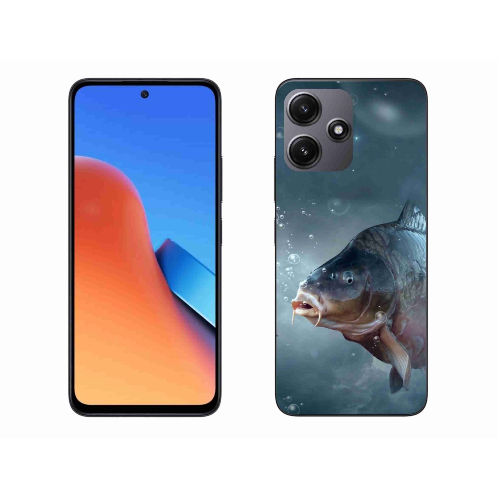 Gél borítás mmCase a Xiaomi Redmi 12 5G számára - ponty és buborékok