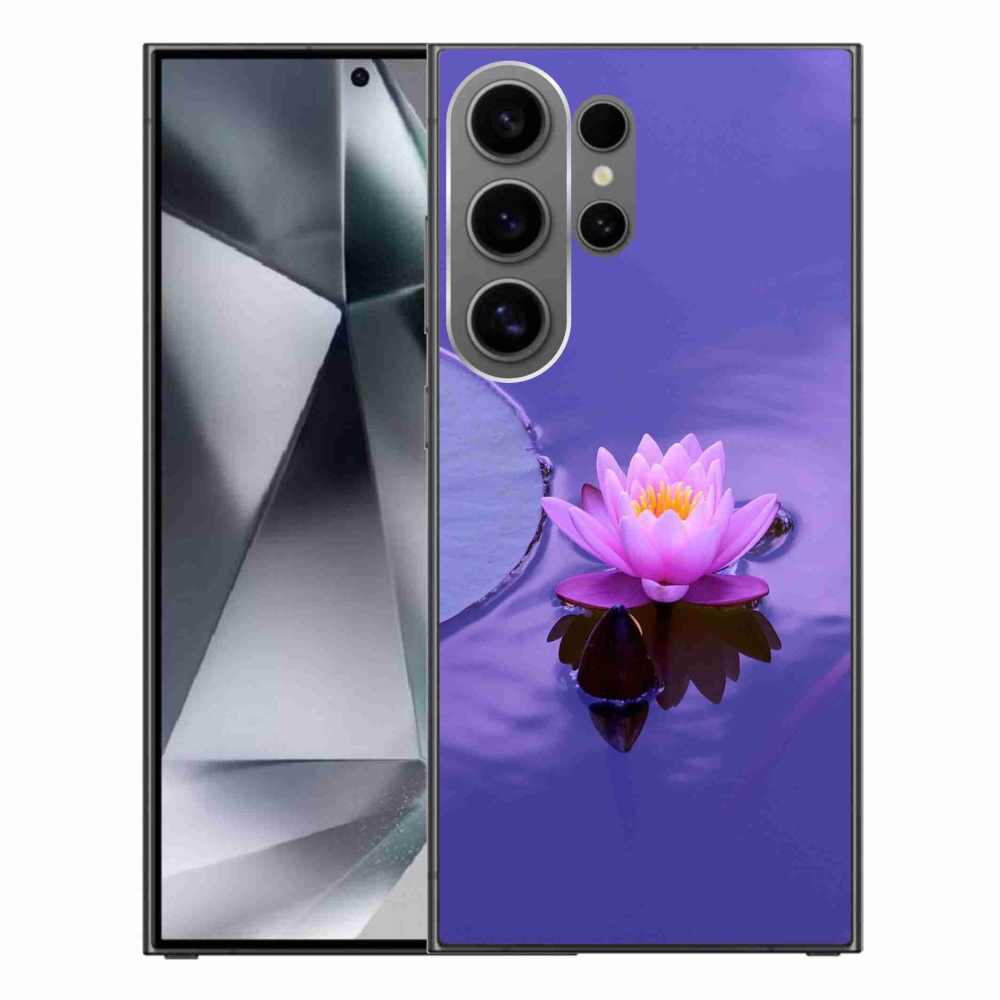 Gél tok mmCase a Samsung Galaxy S24 Ultra készülékhez - virág a felületen