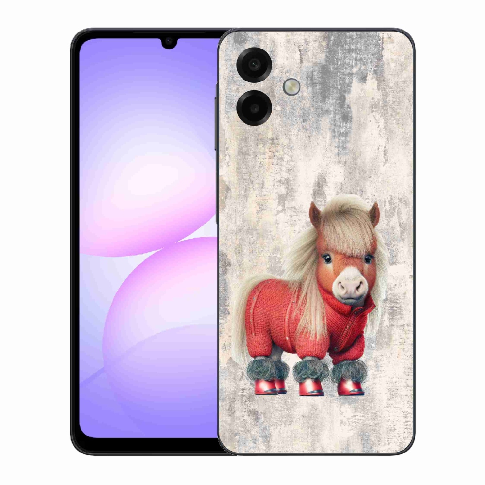 Gél borítás mmCase Samsung Galaxy A07 4G - póni pulóverben