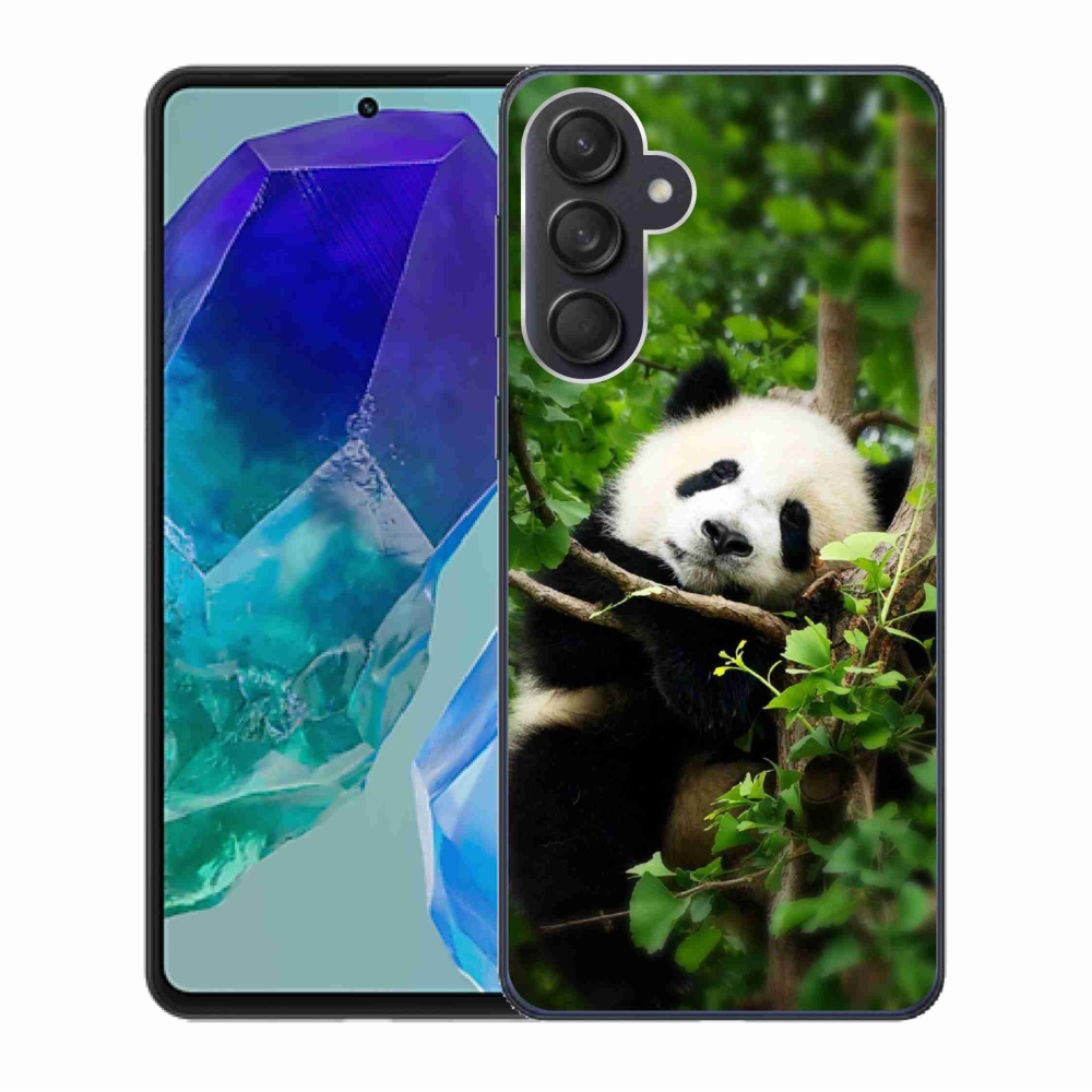 Zselés borítás mmCase Samsung Galaxy M55 5G - panda