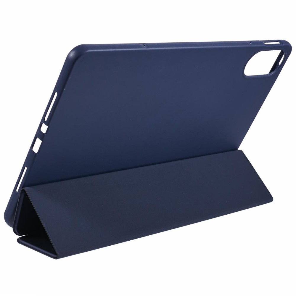 Összecsukható intelligens záró tok Xiaomi Redmi Pad Pro 4G/5G tablethez - sötétkék