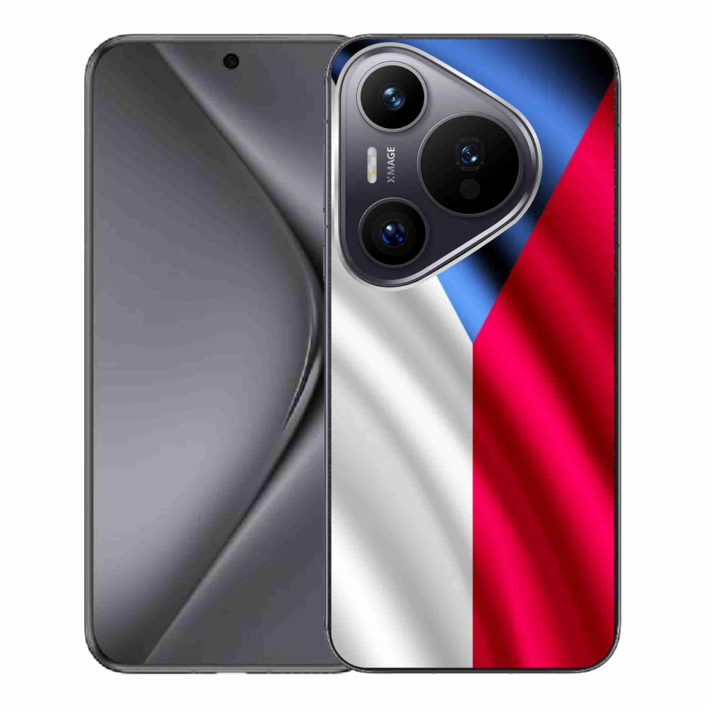 Gél borító mmCase a Huawei Pura 70 Pro számára - cseh zászló