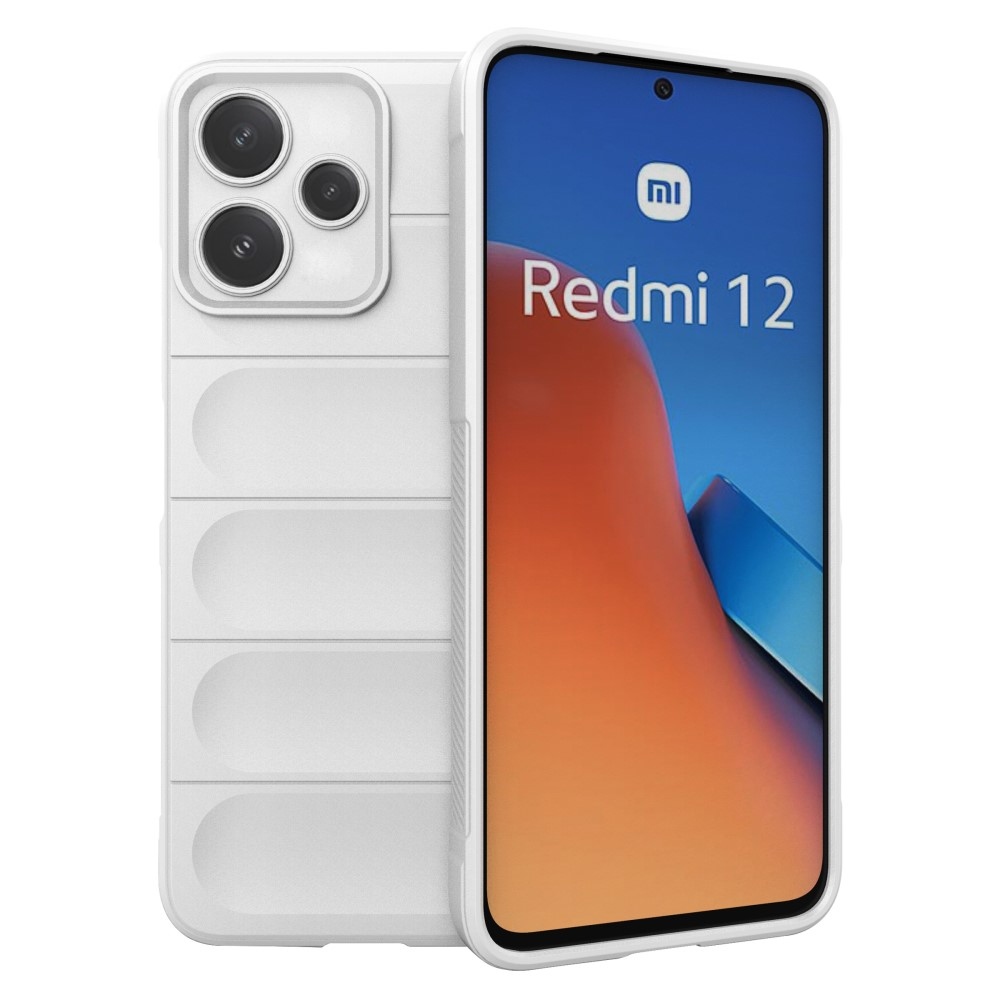Rugg tartós zselés tok Xiaomi Redmi 12 5G - fehér