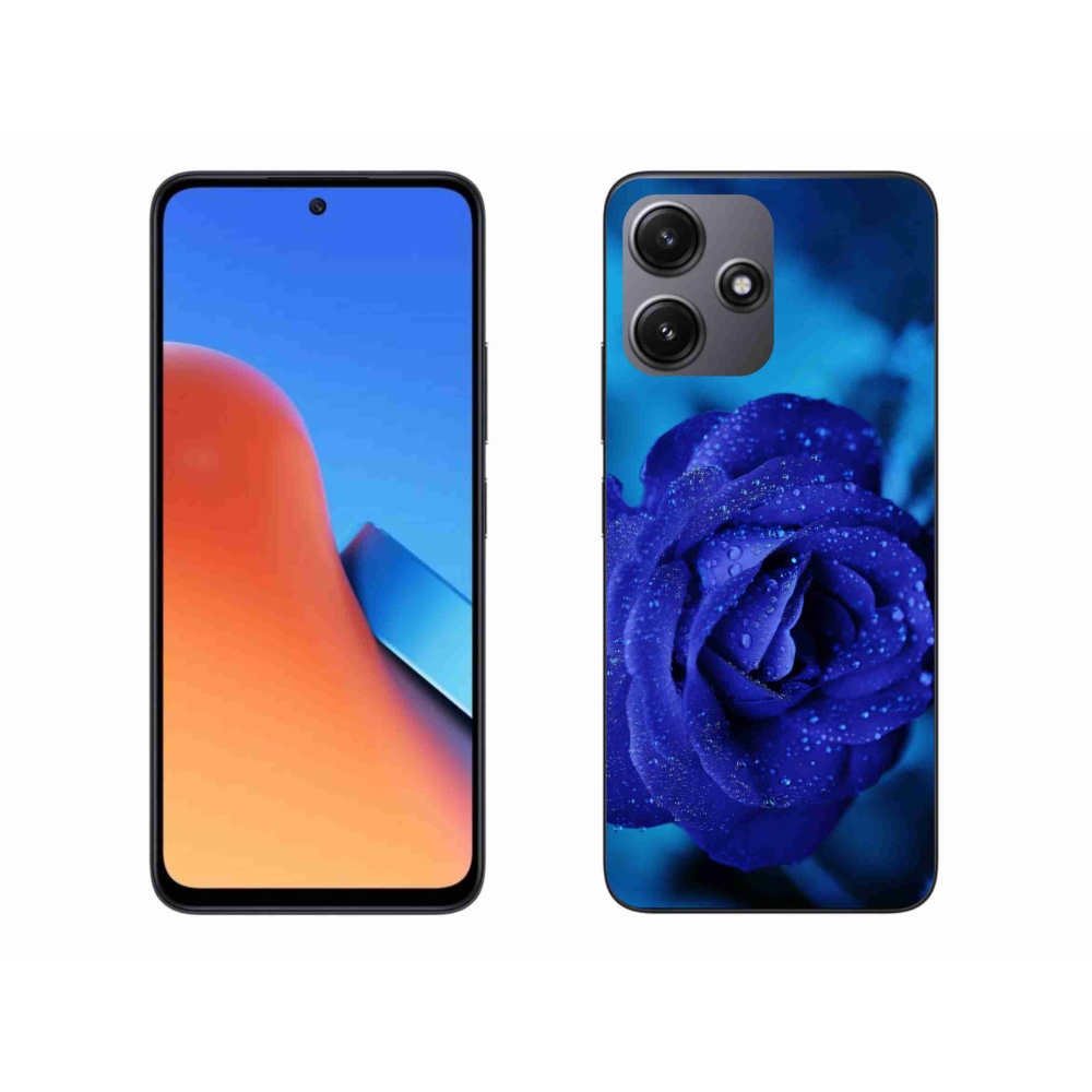 Gél tok mmCase a Xiaomi Redmi 12 5G-hez - kék rózsa