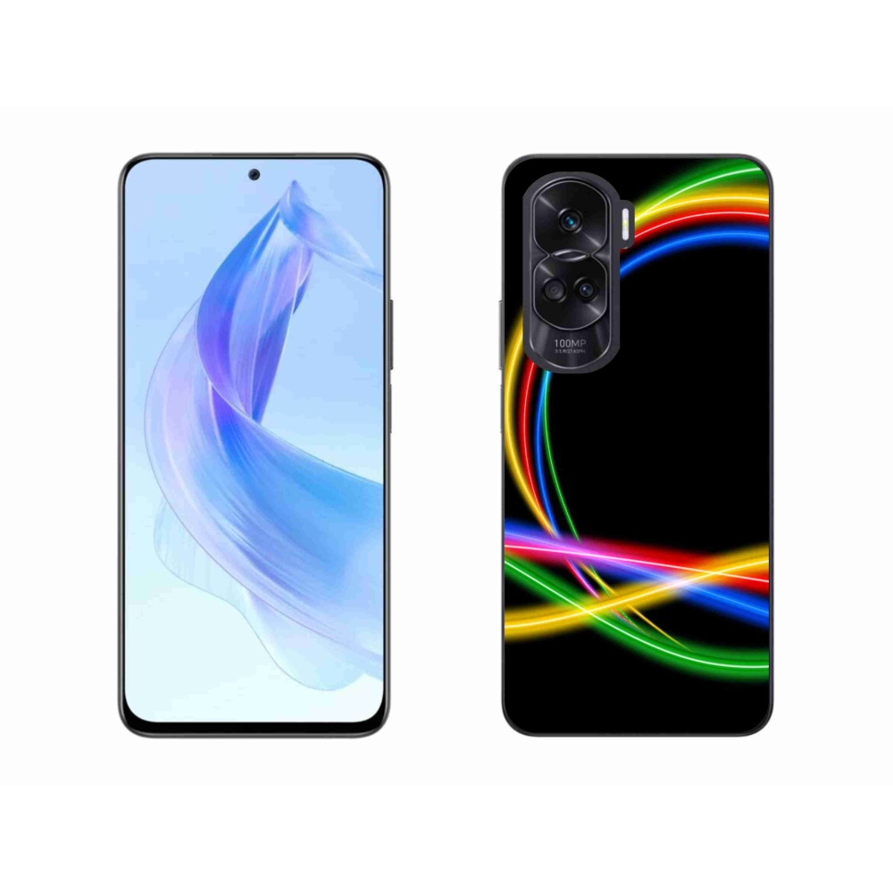 Gél tok mmCase a Honor 90 Lite készülékhez - neon körök