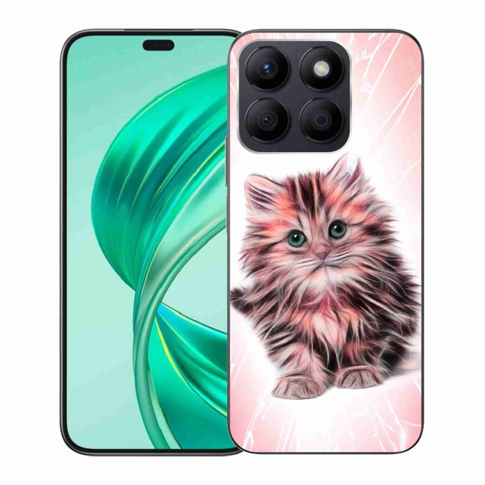 Gél borítás mmCase a Honor X8b számára - aranyos cica