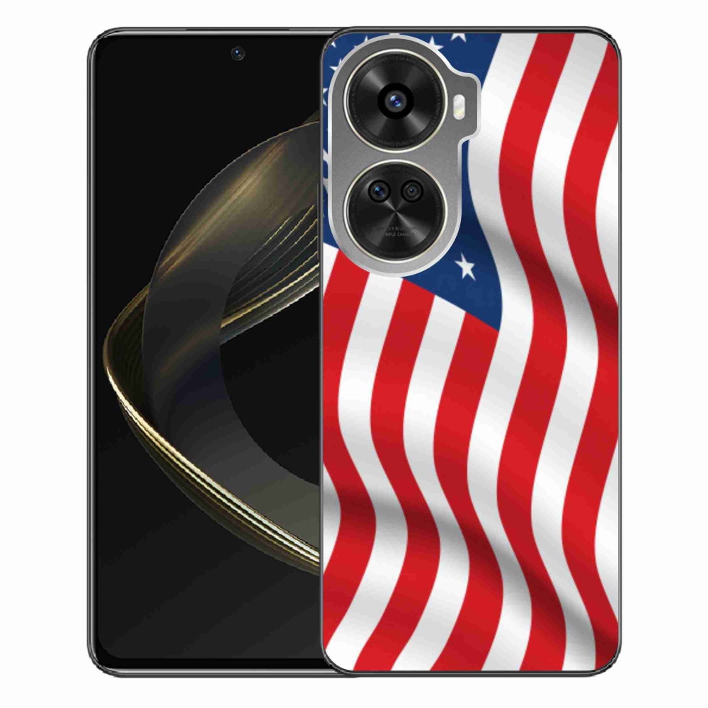 Gél borítás mmCase a Huawei Nova 12 SE számára - amerikai zászló