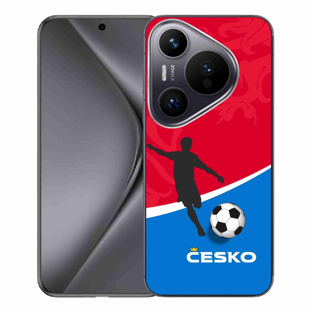 Gél borítás mmCase a Huawei Pura 70 Pro számára - futball Csehország