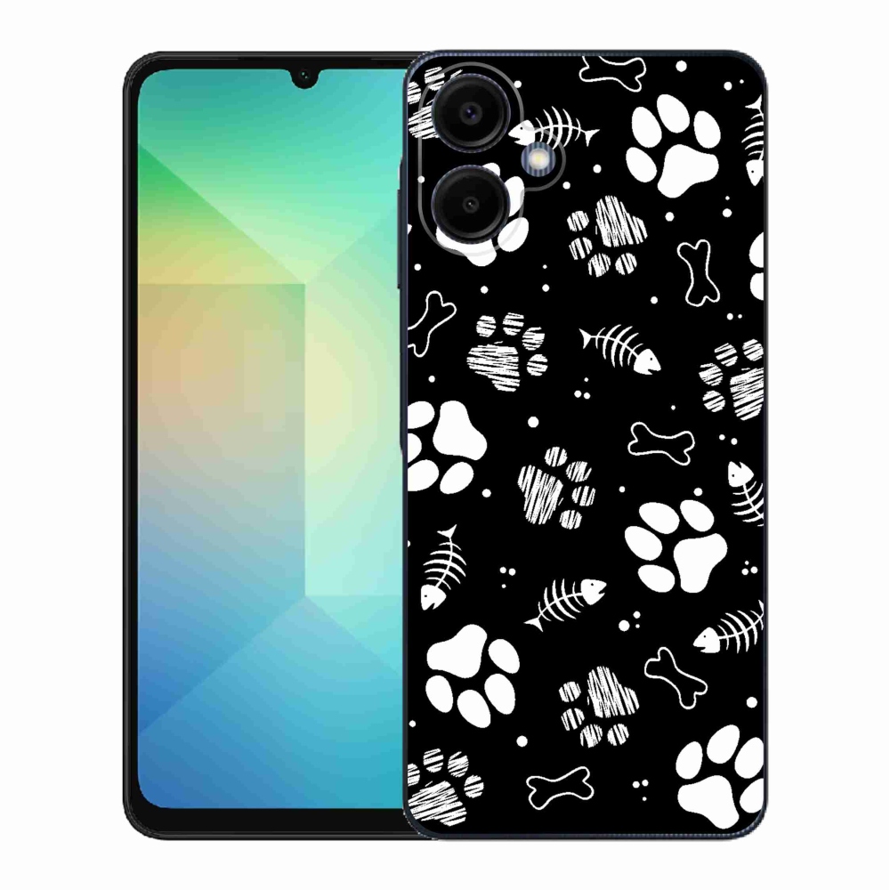 Zselés borítás mmCase Samsung Galaxy A06 4G - kutyamancsok