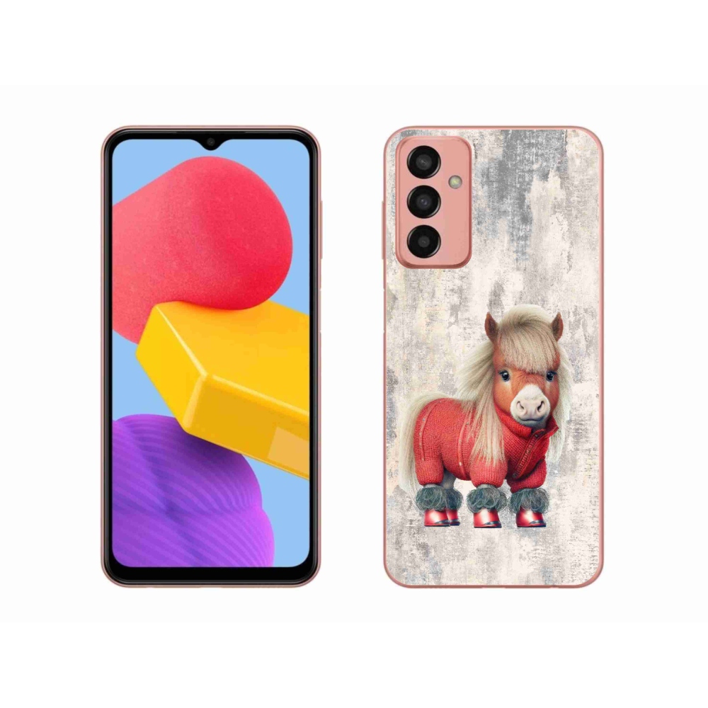 Gél borítás mmCase Samsung Galaxy M13 - póni pulóverben