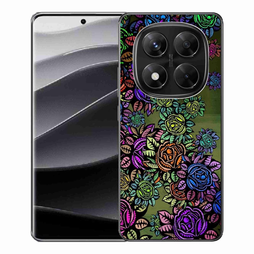 Gél borítás mmCase a Xiaomi Redmi Note 14 Pro 5G/Poco X7 5G - virágok 6