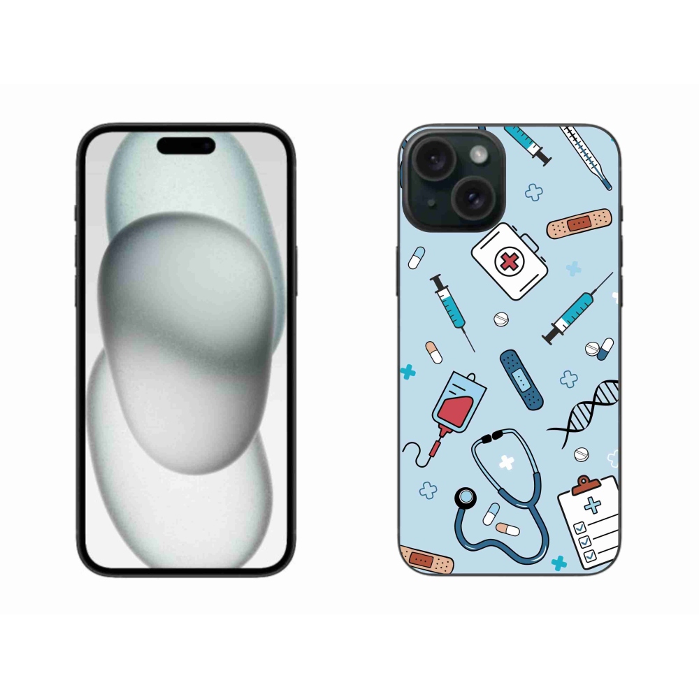 Zselés borítás mmCase iPhone 15 Plus készülékhez - egészség 1