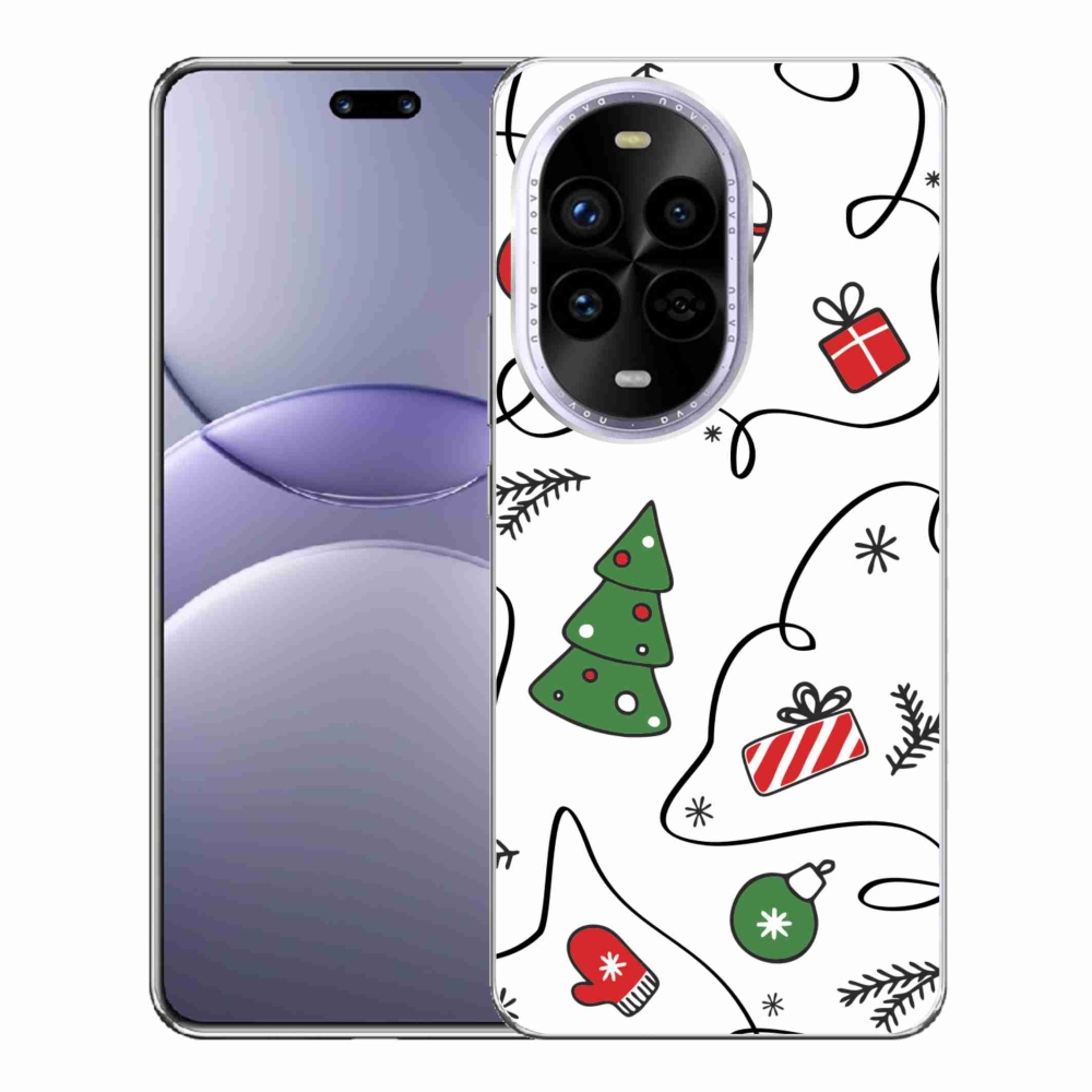 Gél borítás mmCase a Huawei Nova 13 Pro 5G-n - karácsonyi motívumok