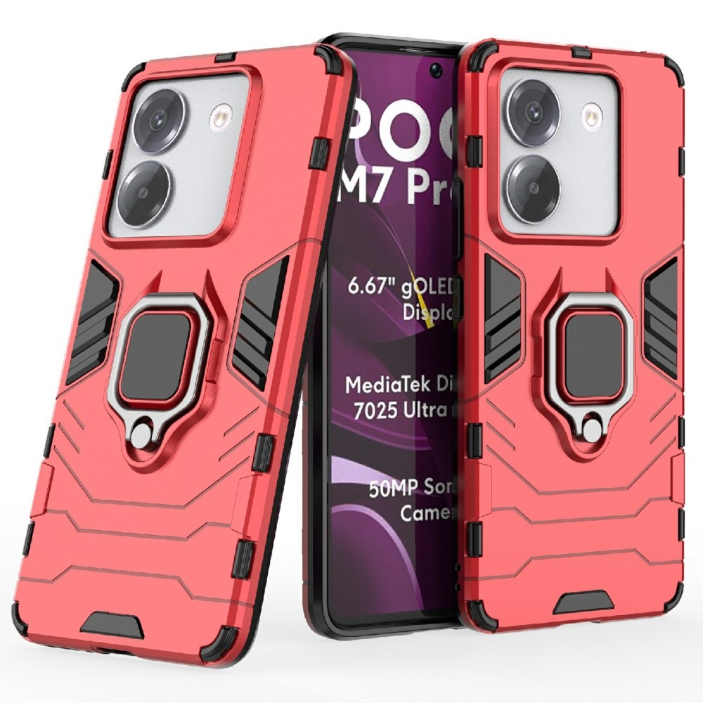 Guardy tartós borító a Xiaomi Poco M7 Pro 5G készülékhez - piros