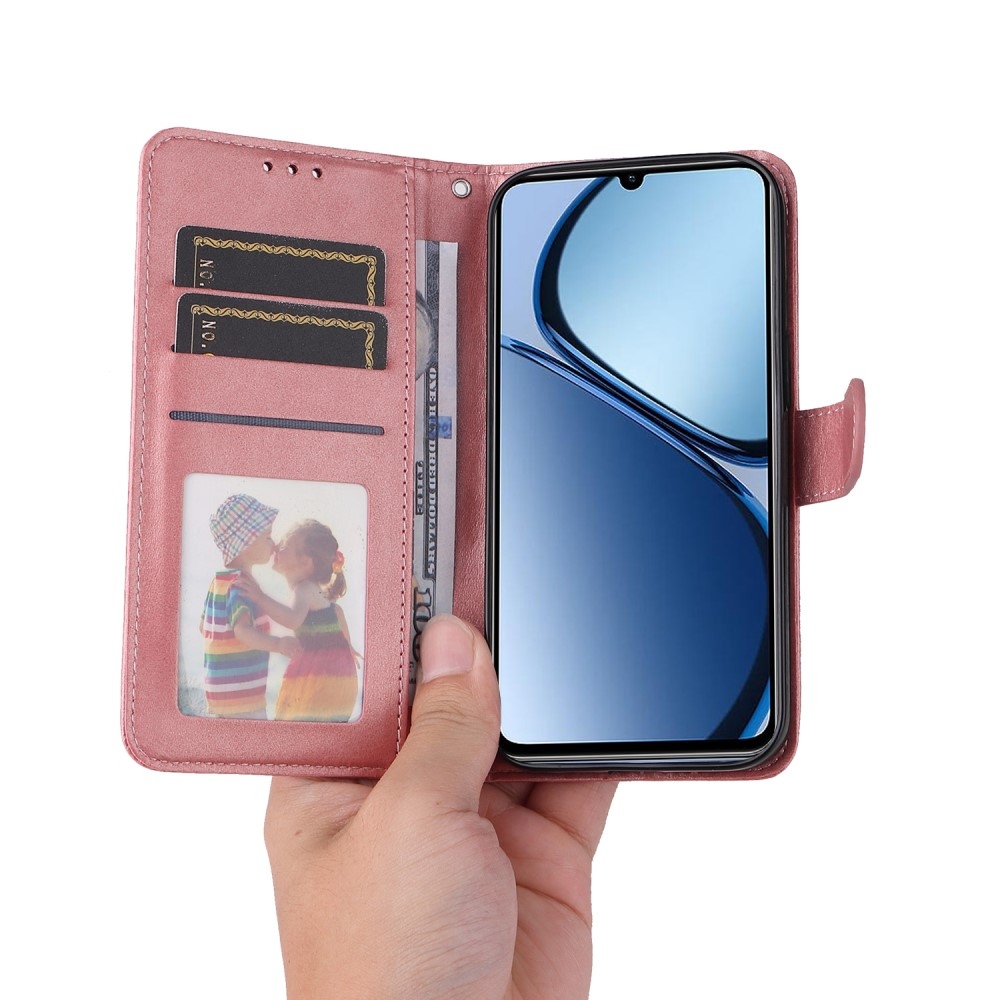 Feel könyvtáska Realme Note 60-hoz - rózsaszín