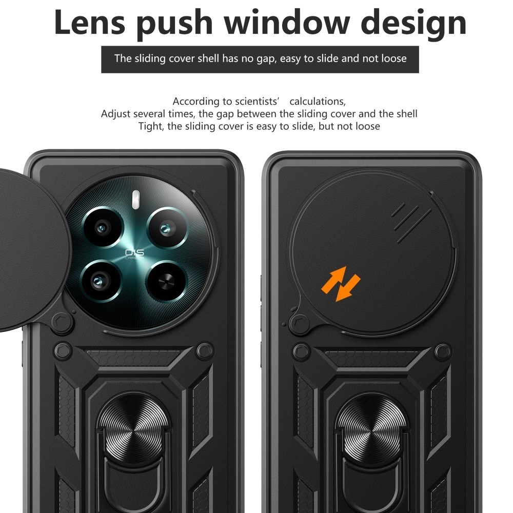 Csúszásálló borítás a Realme 12+ 5G készülékhez - fekete