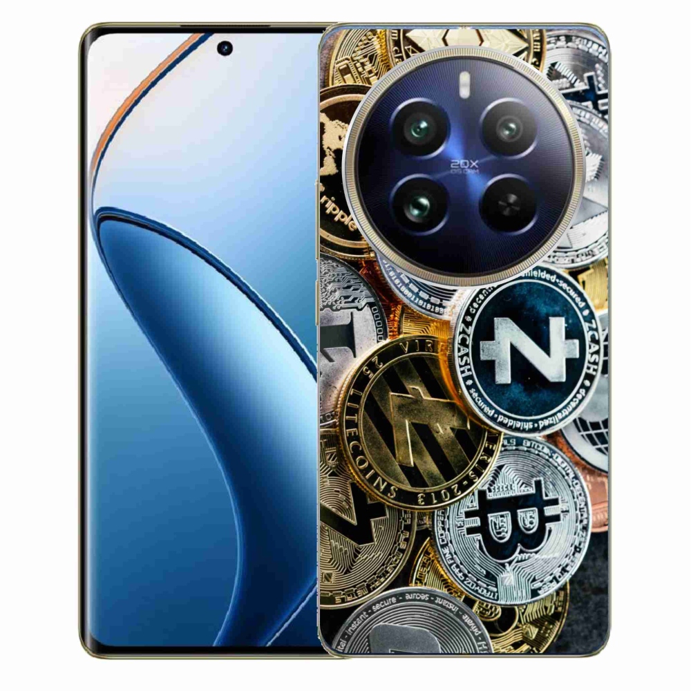Gél borítás mmCase a Realme 12 Pro 5G/12 Pro+ 5G számára - kriptovaluták