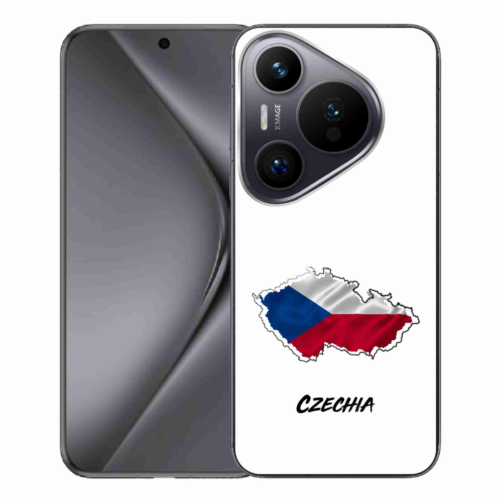 Gél borító mmCase a Huawei Pura 70 Pro készülékhez - Csehország fehér háttér