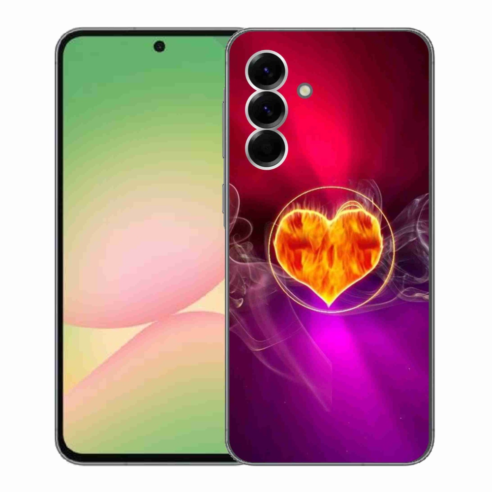 Gél borítás mmCase Samsung Galaxy A56 5G - tüzes szív