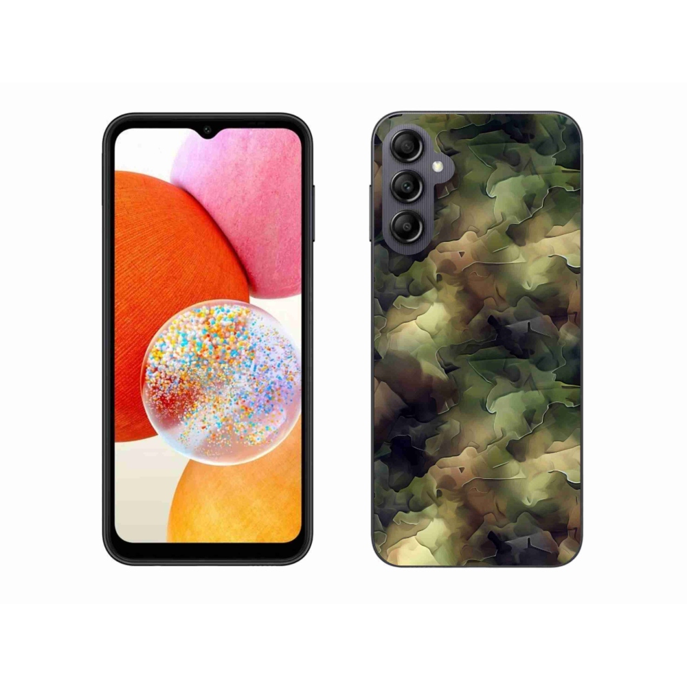 Zselés borítás mmCase Samsung Galaxy A14 4G/5G - terepszínű minta 10